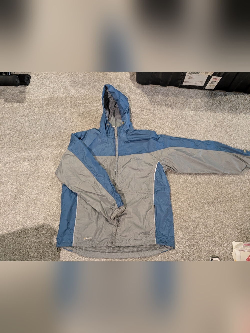 Stearns Men's Hooded Windbreaker Rain Jacket - Large